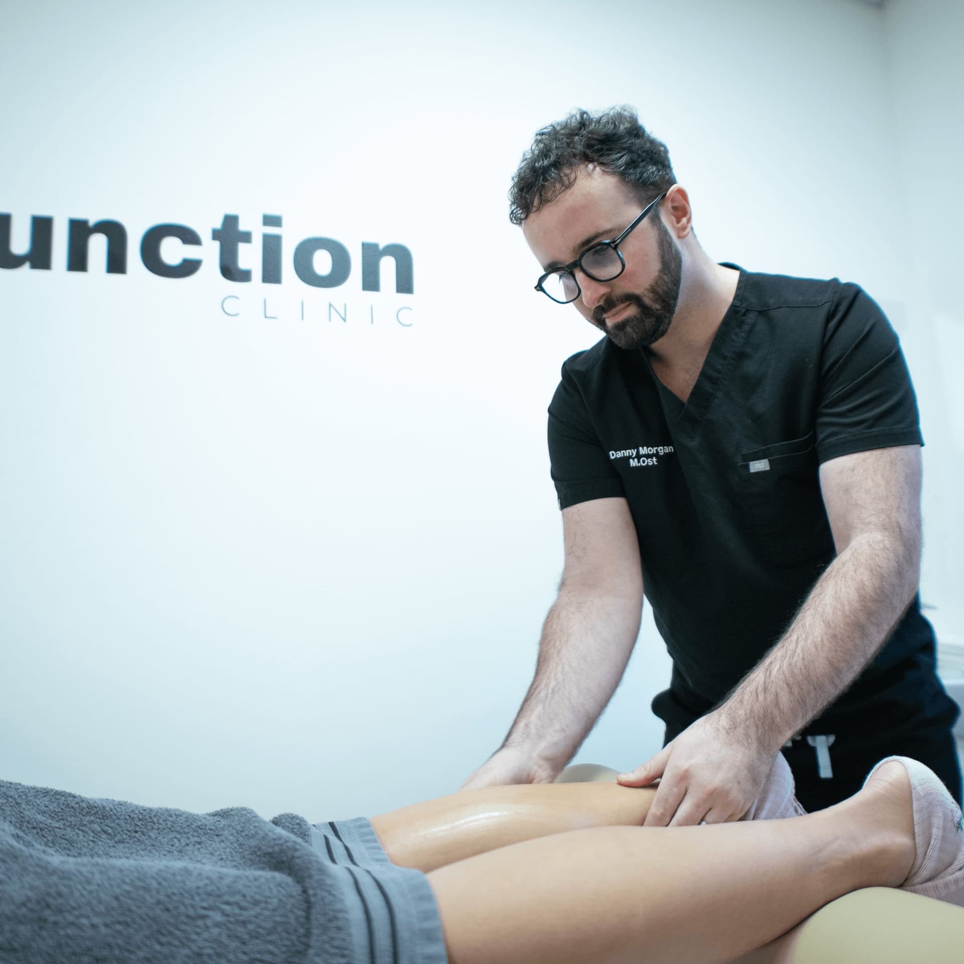 Sports massage London leg and ankle soft tissue treatment at Bodyfunction Clinic