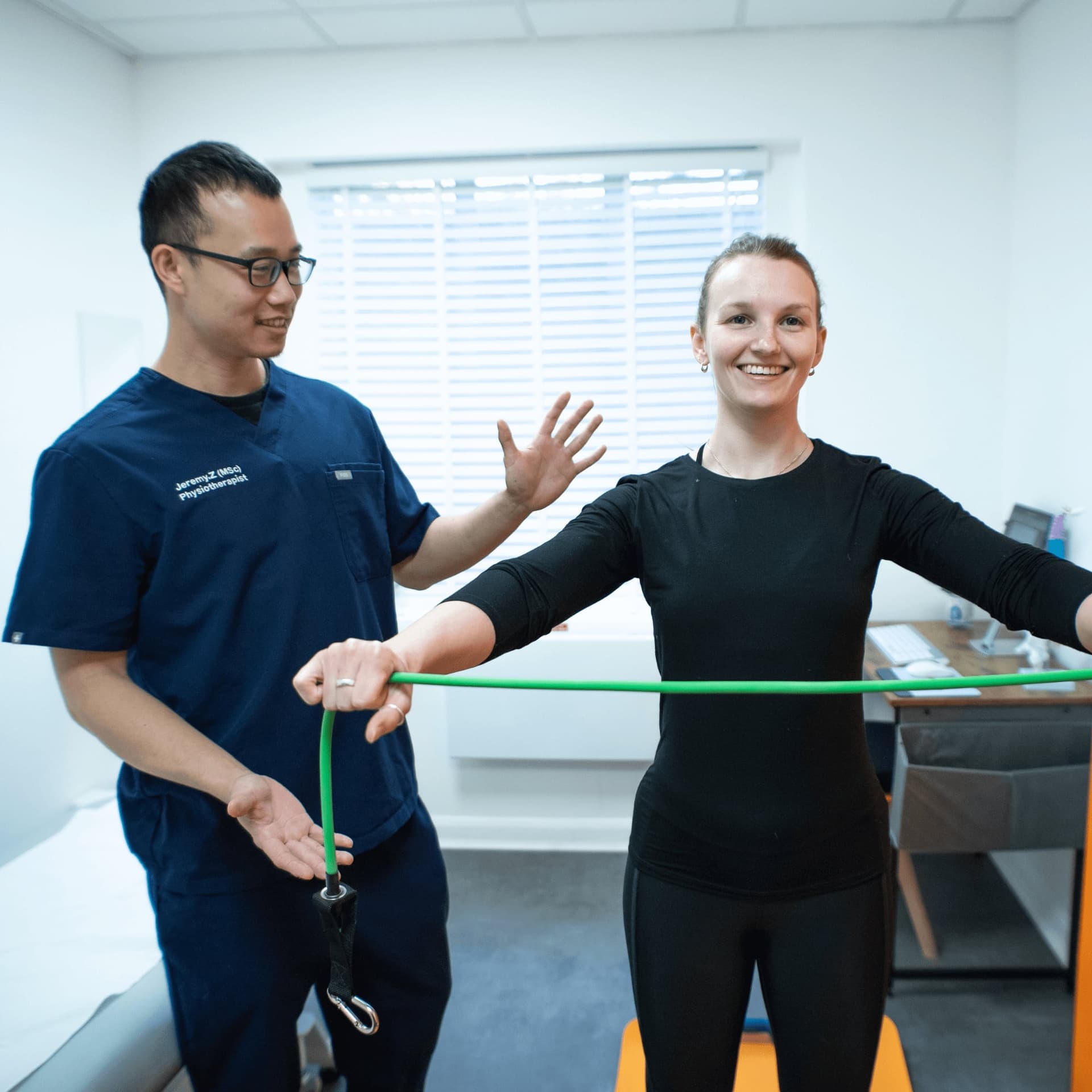 Strength and conditioning physiotherapy session at Bodyfunction Clinic Angel Islington