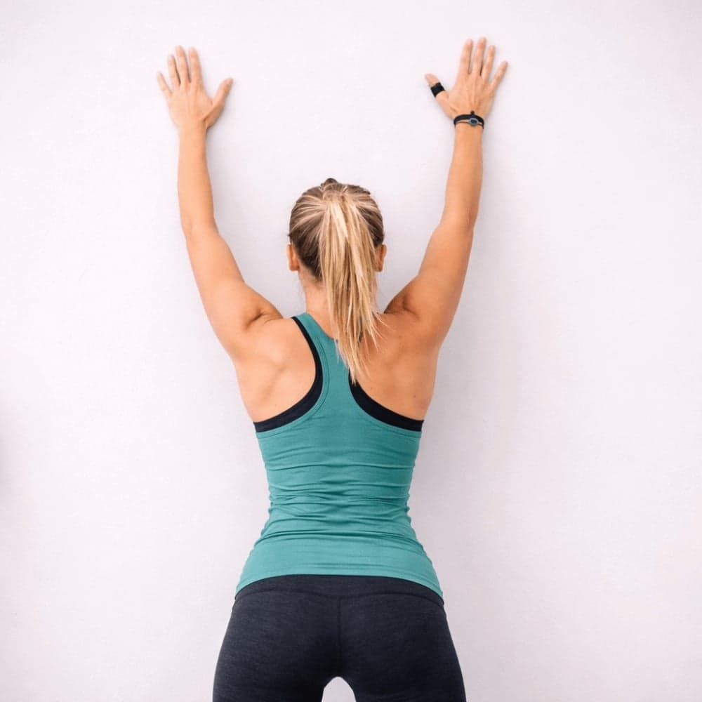 Wall slide exercise for shoulder pain treatment and shoulder mobility