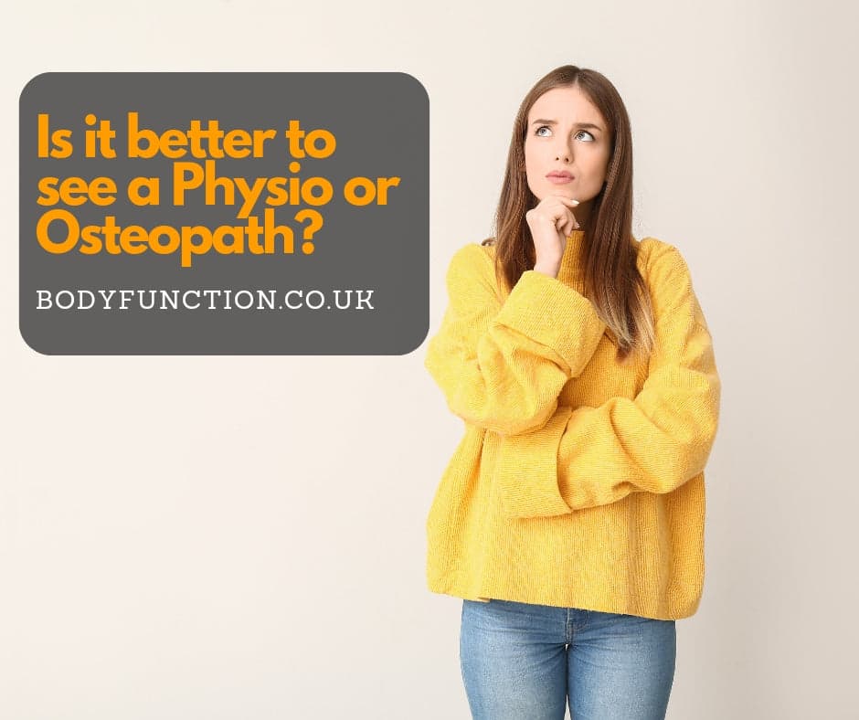 Is it better to see a physio or osteopath?