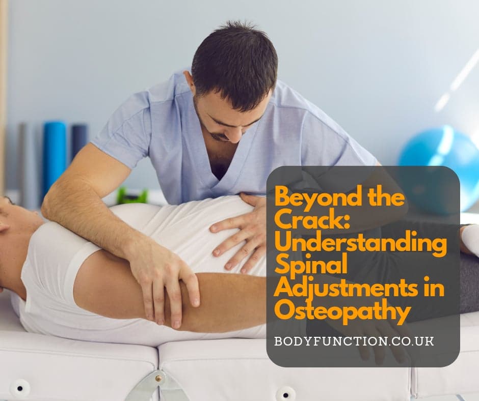 Beyond the Crack: Understanding Spinal Adjustments in Osteopathy