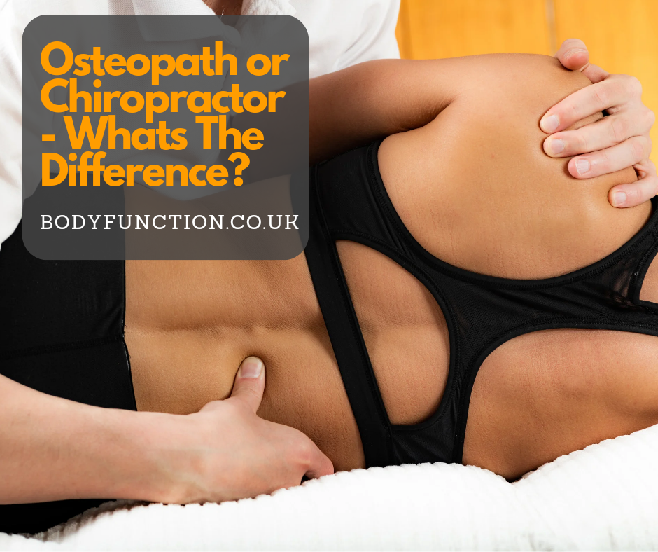 Osteopath or Chiropractor - What's The Difference?