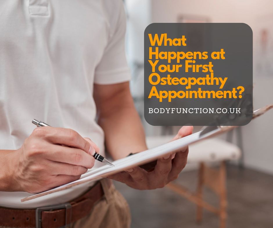 What Happens At Your First Osteopathy Appointment?