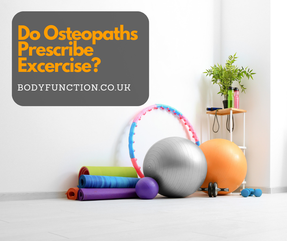 Do Osteopaths Prescribe Excercise?